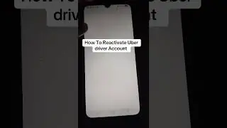 How To Reactivate Uber driver Account #reactivate #ubereats #uberdriver #uber #deactivated