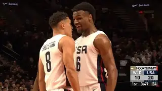TEAM WORLD vs TEAM USA | 2023 Nike Hoop Summit | Full Game Highlights | April 8, 2023