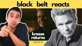 Black Belt Reacts to Kreese's Return - #Shorts