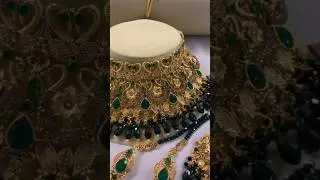 Beautiful Casting Bridal Collar Set#shorts#bridaljewellery  #viral #trending #aroosajewellery