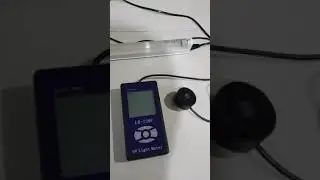 Test alat WATUKU Neutralizer , dengan Alat UV light Meter utk mengukur seberapa besar gelombang UVC