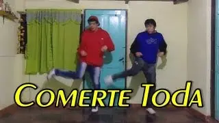 Jorge y Nacho bailando COMERTE TODA - Nene Malo