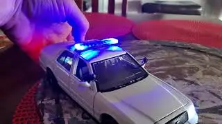 1/24 Police Car custom build with working lights.