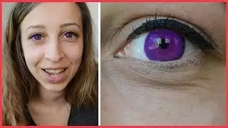 Paarse kleurlenzen indoen ( FAIL ) || Hoe dan?! #2