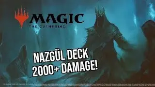 MTG ARENA - LOTR NAZG&Uuml;L DECK CRAZY DAMAGE [2000+] @playmtgarena