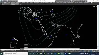 Aviation. Sky Route Program for Producing En Route Chart (Isogonic lines 4) Part 3