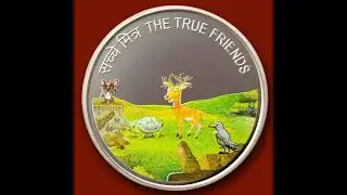 The Monkey and The Crocodile & The True Friends - Coloured Coin Series. #Panchtantra #colour