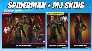NEW Spiderman Far From Home Skins | Fortnite Item Shop Update