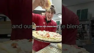 Making a CHEESY BASED PIZZA?!? #pizza #food #trending #youtube #youtubeshorts #funny