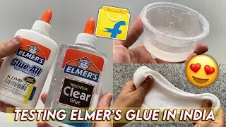 Testing Elmer&rsquo;s Glue From Flipkart | Elmer&rsquo;s White and Clear Glue In India 😱| Kushi Jain