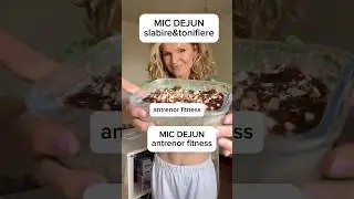 MIC DEJUN slabire de la o antrenoare de fitness #fatloss #slabire #breakfast
