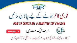 How to Create ATL & Admitted Tax Challan | Complete Guide | 2024 Tax Filing | Income Tax Consultant