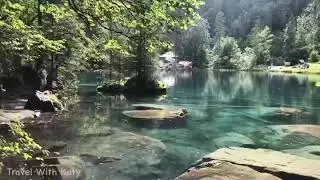 Travel with Katy #Switzerland 🇨🇭🇨🇭🇨🇭 #Blausee #TravelGoal