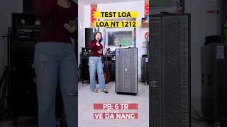 Karaoke sound test on the NT 1212 dual-bass 40