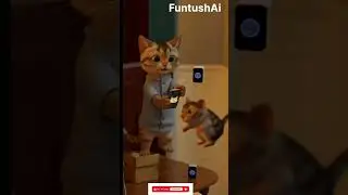 Smart Rat, How they hack Cat Mobile and do play #trending #ai #aishorts #trendingshorts #mousera