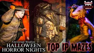 Top 5 IP Houses at HHN of ALL TIME & HUGE Horror Nights Unscripted Giveaway
