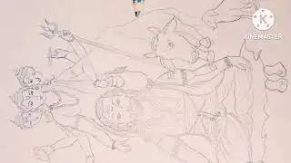 shri gurudev datta drawing | chaitanya sadguru navnath maharaj drawing | guru purnima drawing 