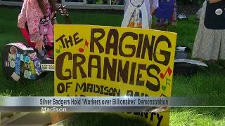 Silver Badgers host 'Workers over Billionaires' demonstration in Madison