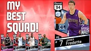 Diamond Campus Legend Jimmer Fredette - My Best Squad - NBA 2K17 MyTeam Gameplay