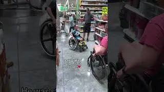 Boy In Wheelchair Trying Out Wheelies ❤️