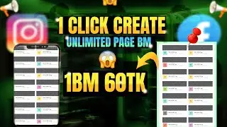 How TO Create UNLIMITED Instagram  PAGE ADDED BM IN Just 1 Click !😲 BM Create New Method 2025