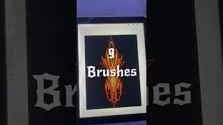 Pro create digital pinstripe brushes   