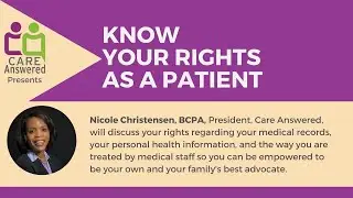 Know Your Rights as a Patient