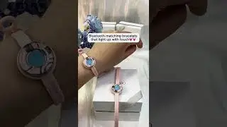 Long distance touch bracelets bring us closer.🎁