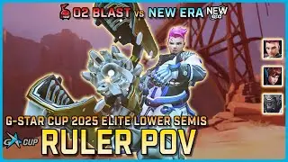 [ Ruler ] Tank KING | O2 BLAST vs New Era | G-STAR Cup 2025 Elite Lower Semifinals