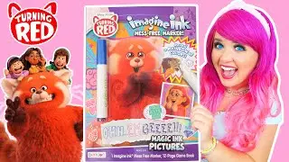 Coloring Turning Red GIANT Magic Reveal Ink Coloring Book | Imagine Ink Marker