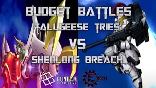 Budget Battle | Red/Green Shenlong Breach vs Blue/White Tallgeese Tries | Gundam Card Game (GCG)