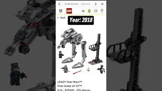 Lego Star Wars: Evolution of AT-ST #lego #starwars
