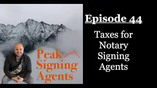 Taxes for Notary Signing Agents