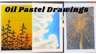 Easy Oil Pastel Drawing Ideas for Beginners... Part-2