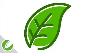 Evergreen leaf Drawing with CorelDraw | Flat Vector Style | Drawing | CorelDraw Tutorial
