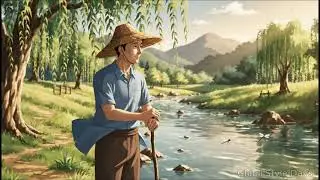 Peaceful River Village: Ducks Swim Out, Bamboo Harvest & Rustic Lunch | Ghibli Style Days