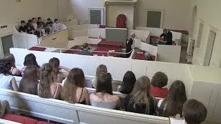 Victorian murder trial performed at Shirehall courtroom in Norwich Castle