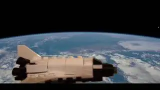 Lego interstellar docking scene