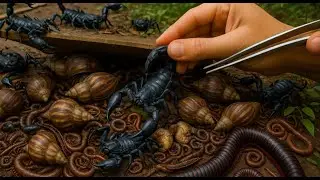Jungle Bug Hunt! Venomous Scorpion, Giant Millipede & Red Spotted Millipedes | Catch Full