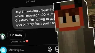 I DM&rsquo;d 100 Minecraft YouTubers&hellip;