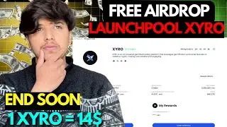 Free Airdrop ||Gate.io Lauchpool XYRO | Earn XYRO only stacking by Btc & Xyro | Don't miss this