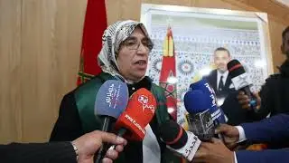 جرادة ....... تنصيب  الاستاذ قريوح رئيسا للمحكمة والاستاذة الادريسي وكيلة للملك في حفل رسمي بهيج