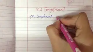 10's complement