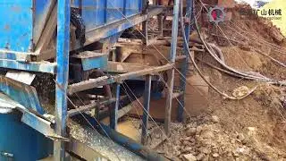 Mineral Processing Equipment 200tph Gold Wash Plant Gold Mining Machine