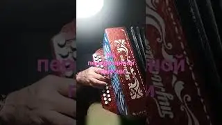СИНИЙ ПЛАТОЧЕК гармонь имеет на борту 7 полутонов всего 27 клавиш