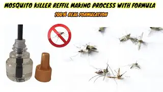 How to make mosquito liquid refill at home | Homemade mosquito repellent essence oil