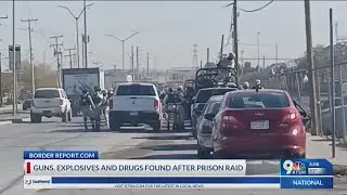 Explosive devices, guns, ammo found inside Juarez prison