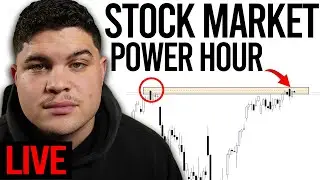 Stock Market LIVE: Iran WAR?! Power Hour Loading