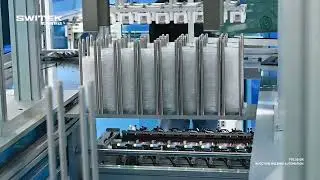 Switek Automation - Yogurt Lid&Spoons Automatic Packaging Turn-key Solutions