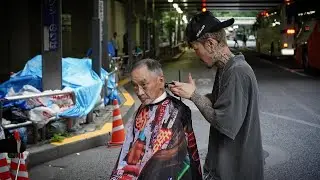 新宿租界炊き出し　ZUG2WANG                                                   〜ストリートカットによる覇気出し〜
